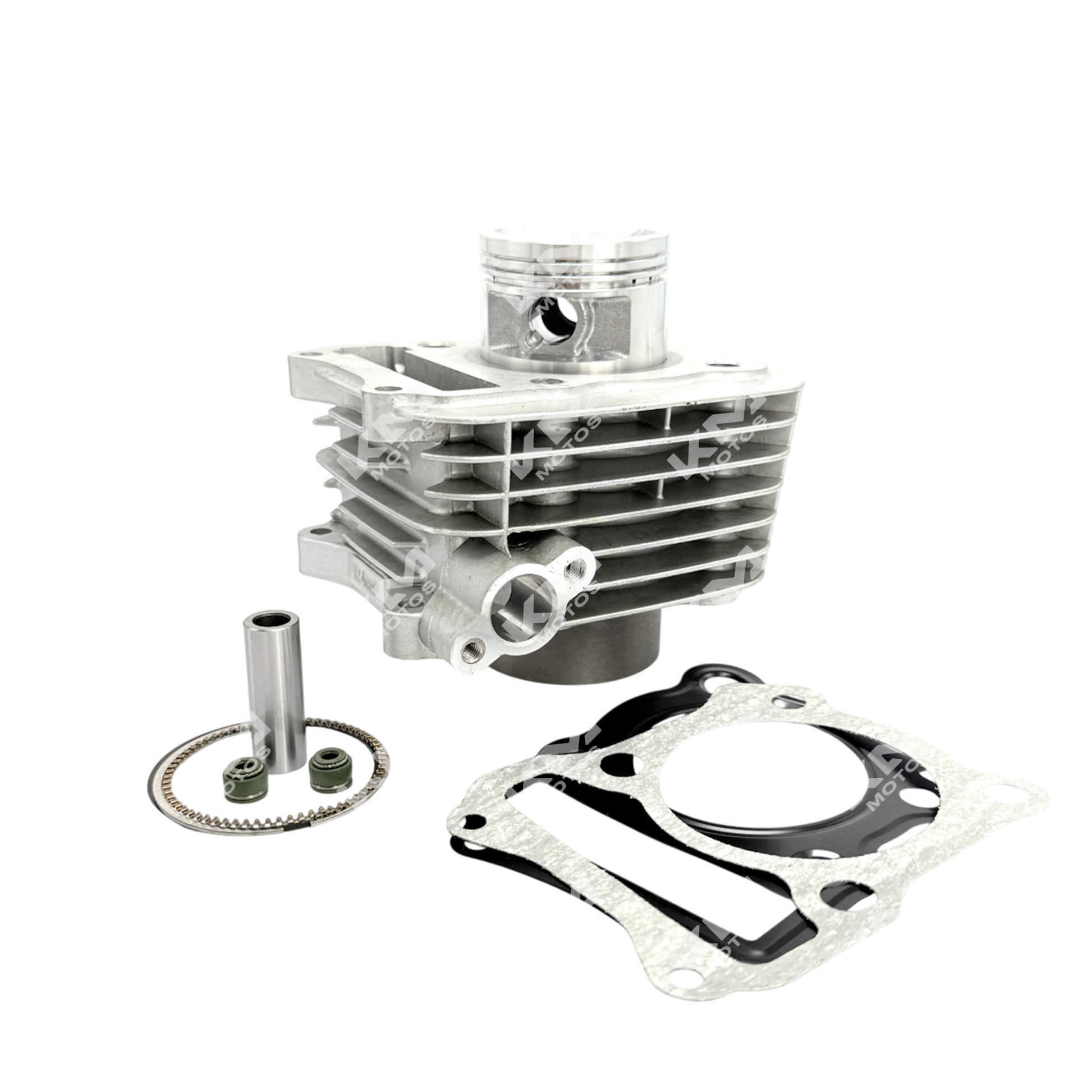 Kit de cilindro KM Motos para EN125, GN125H y GN125F, tamaño 57mm, componente de motor para motocicleta.