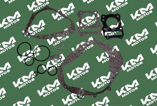 Kit de empaques para motor GN125F de la marca Senli, componentes visibles en la imagen.