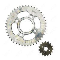 1/2 KIT DE TRACCION(ARRASTRE) CG150/FT150/BUJES 43T/15T 428H OEM CHOHO