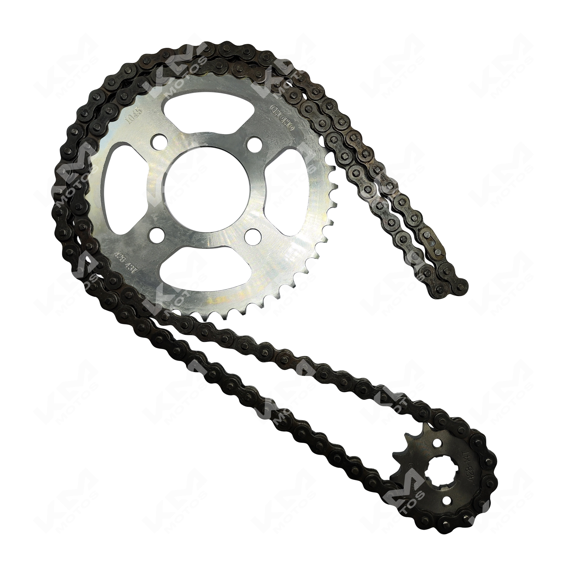 KIT DE TRACCION 43T/14T -428H/128L HERO THILLER OEM CHOHO