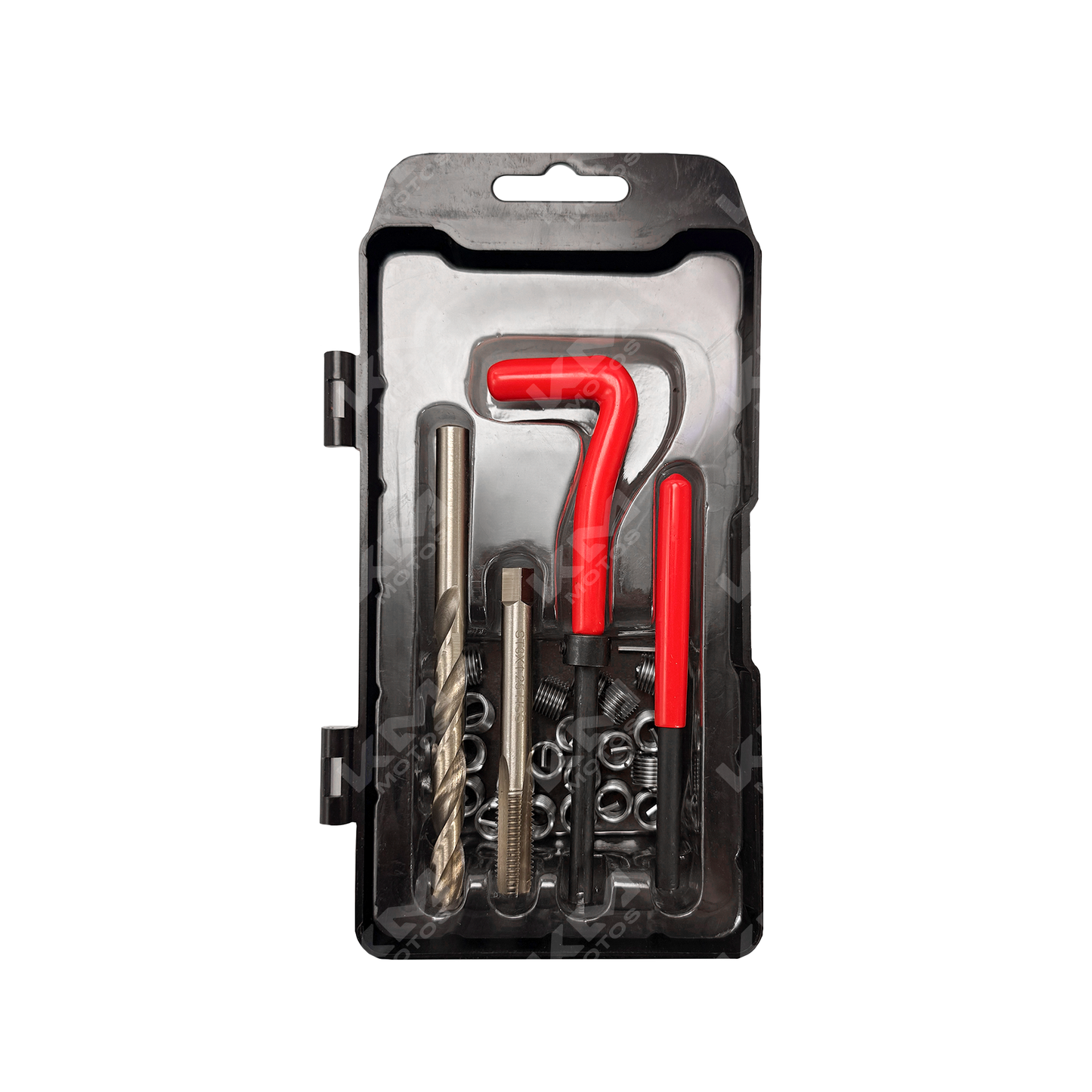 Kit de reparación de roscas Helicoil de 8 mm de KMMOTOSHN, 20 resortes para reparación de roscas en piezas metálicas.