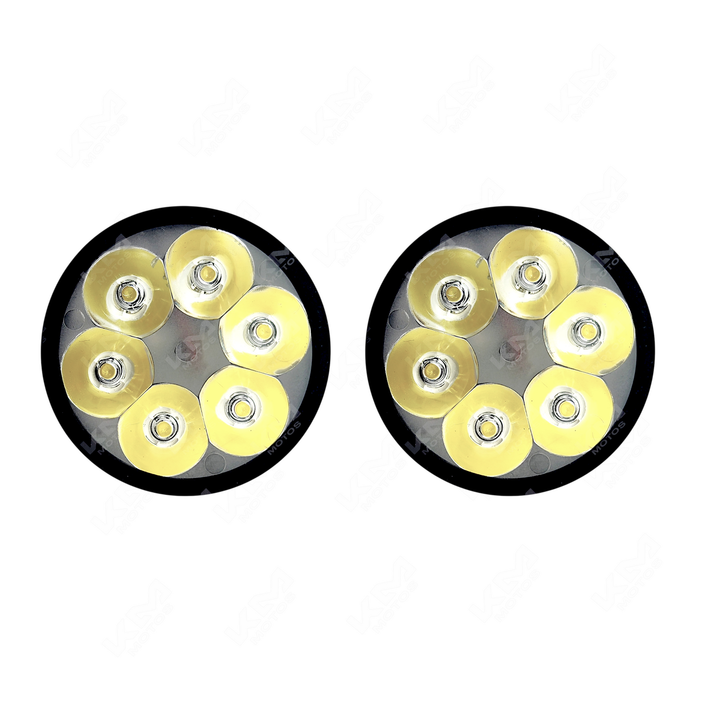 LUZ LED 6P REDONDA EN PAR (TIMON) + CORTECIA