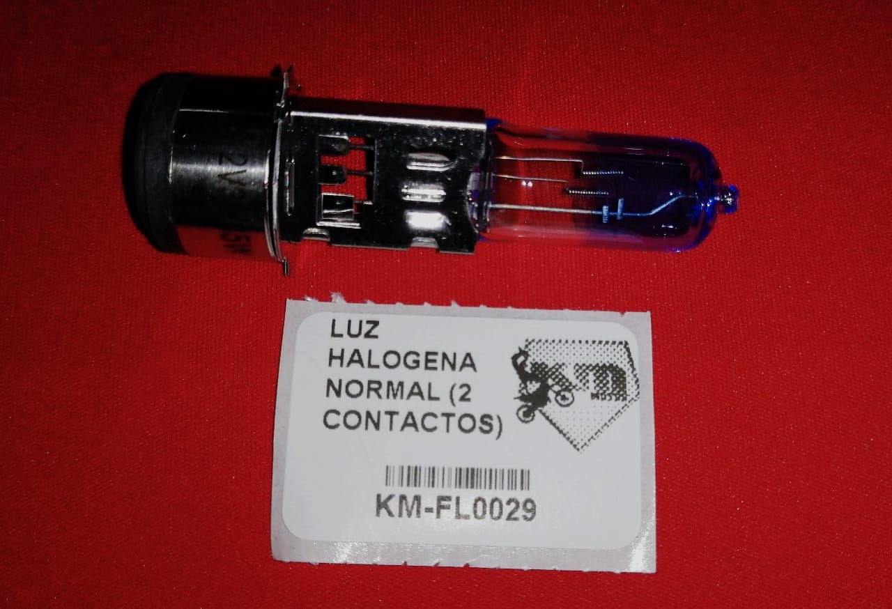 LUZ HALOGENA NORMAL (2 CONTACTOS