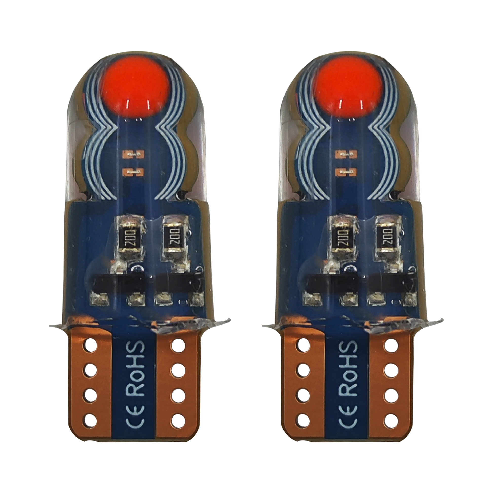 LUZ LED T10 MUELITAS + FLASH GROUD - KMMOTOSHN