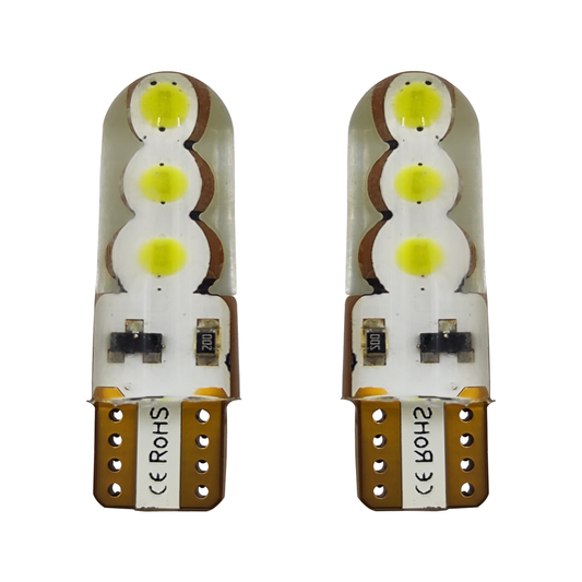 LUZ LED T10 MUELITAS + FLASH TRIANGULO - KMMOTOSHN
