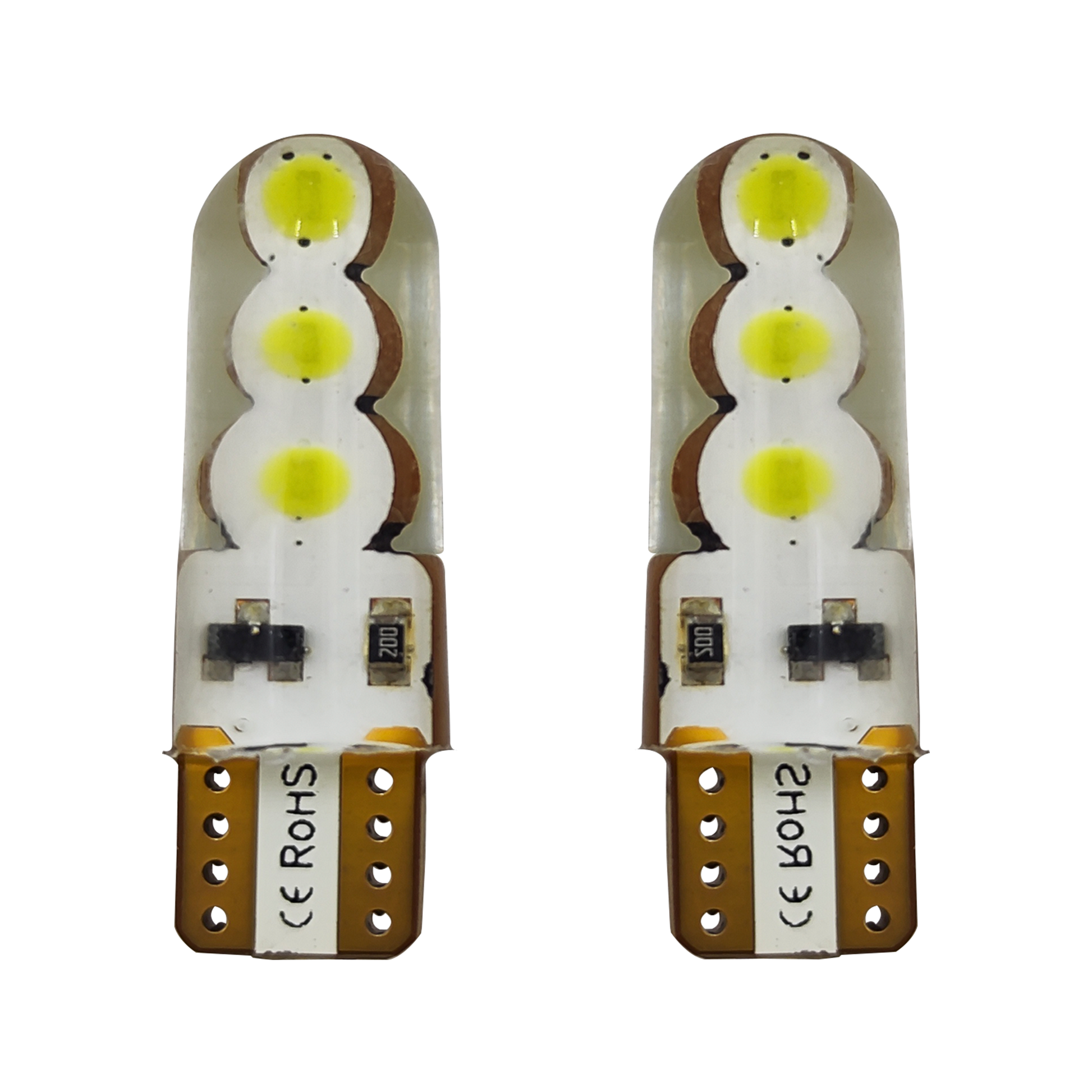 LUZ LED T10 MUELITAS + FLASH TRIANGULO - KMMOTOSHN