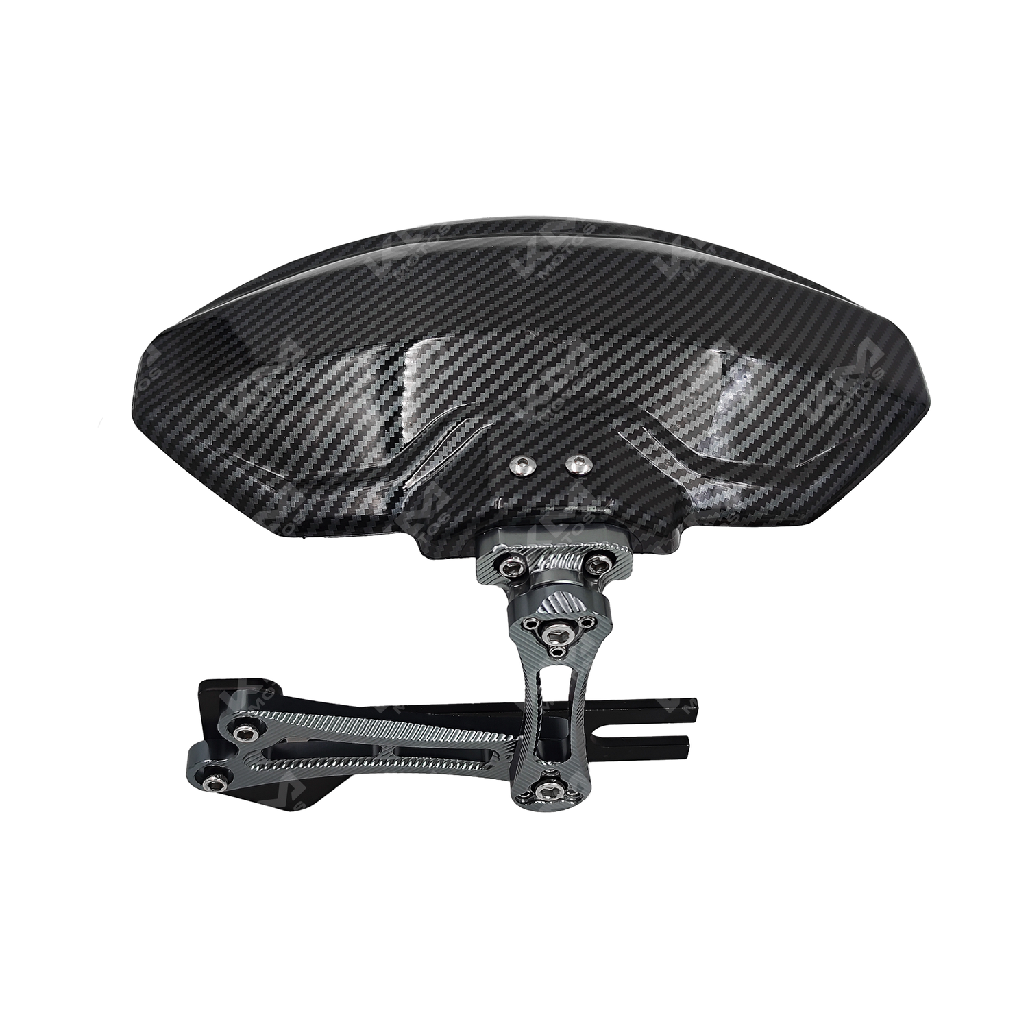 Lodera universal Stark gris de KM Motos, resistente y ajustable para motocicletas, en color gris con diseño funcional.
