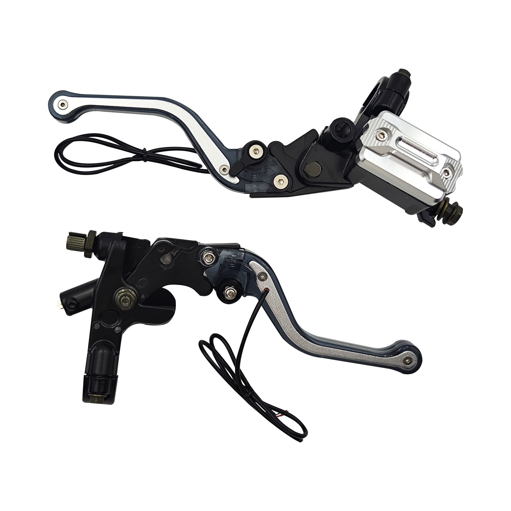 MANECILLAS RACING CON/LEDS UNIVERSAL + BOMBA - KMMOTOSHN
