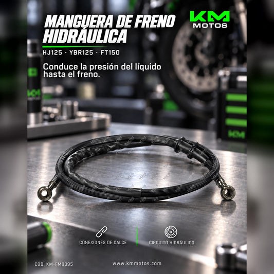 MANGUERA DE FRENO HJ125/YBR125/FT150 — KM-FM0095 | KM Motos
