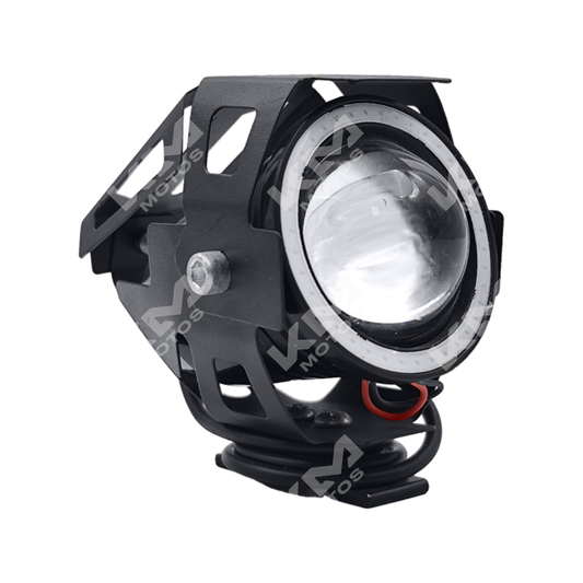 Luces LED Ojo de Ángel Transformer U7 de la marca Universal, con diseño moderno y luces brillantes en color blanco.