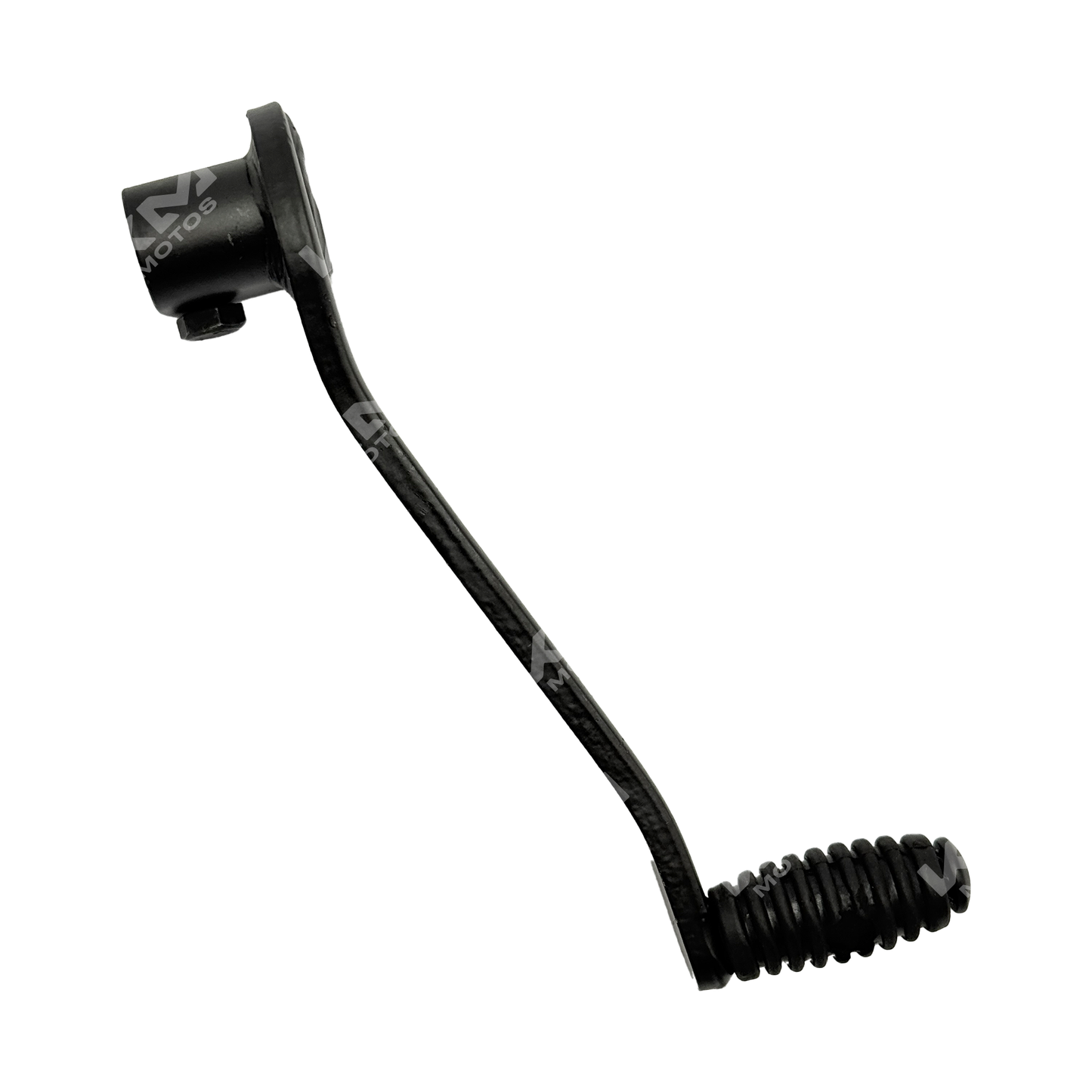 Pedal de cambio KM Motos para XM200, XL125, AKT150 y TX200, en color negro, muestra su estructura y superficie de contacto