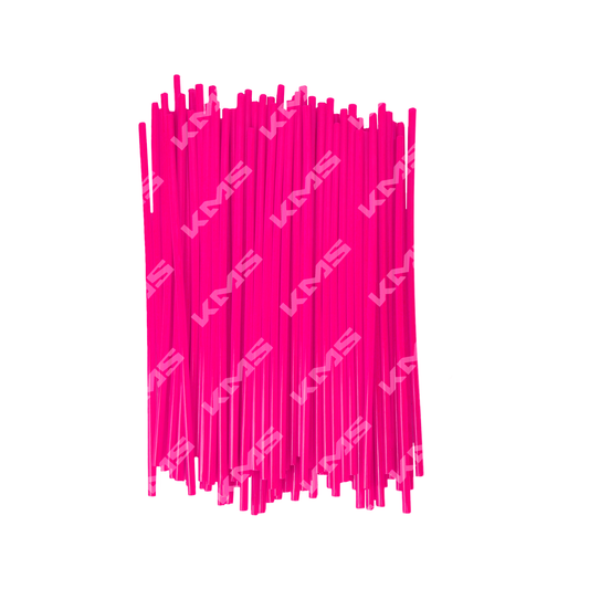 PAJILLAS PARA RAYOS (1/2 PAQUETE) ROSADO - KMMOTOSHN