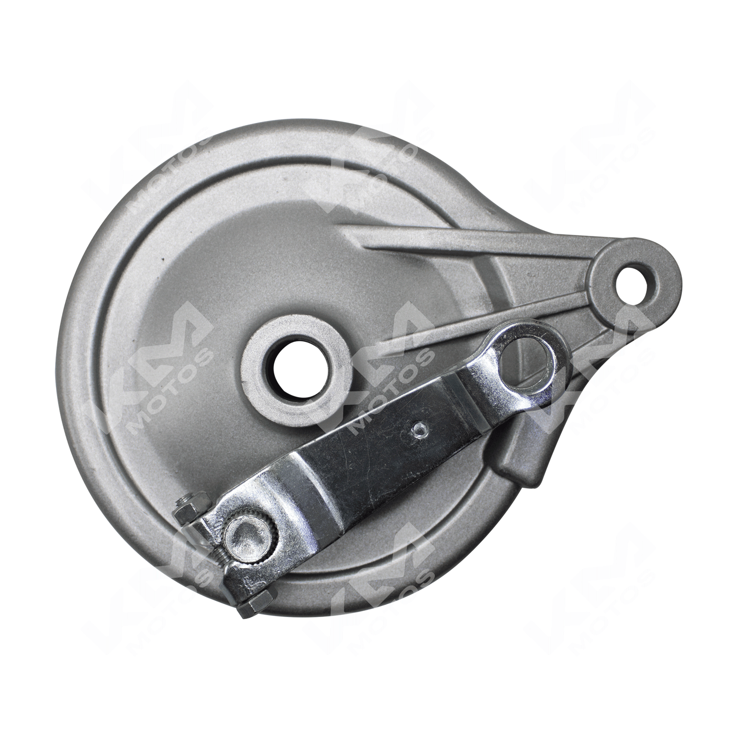 Zapata de fricción trasera para motos KM Motos, compatible con CG125, XL125, KB150 y MG150, muestra la pieza en la imagen