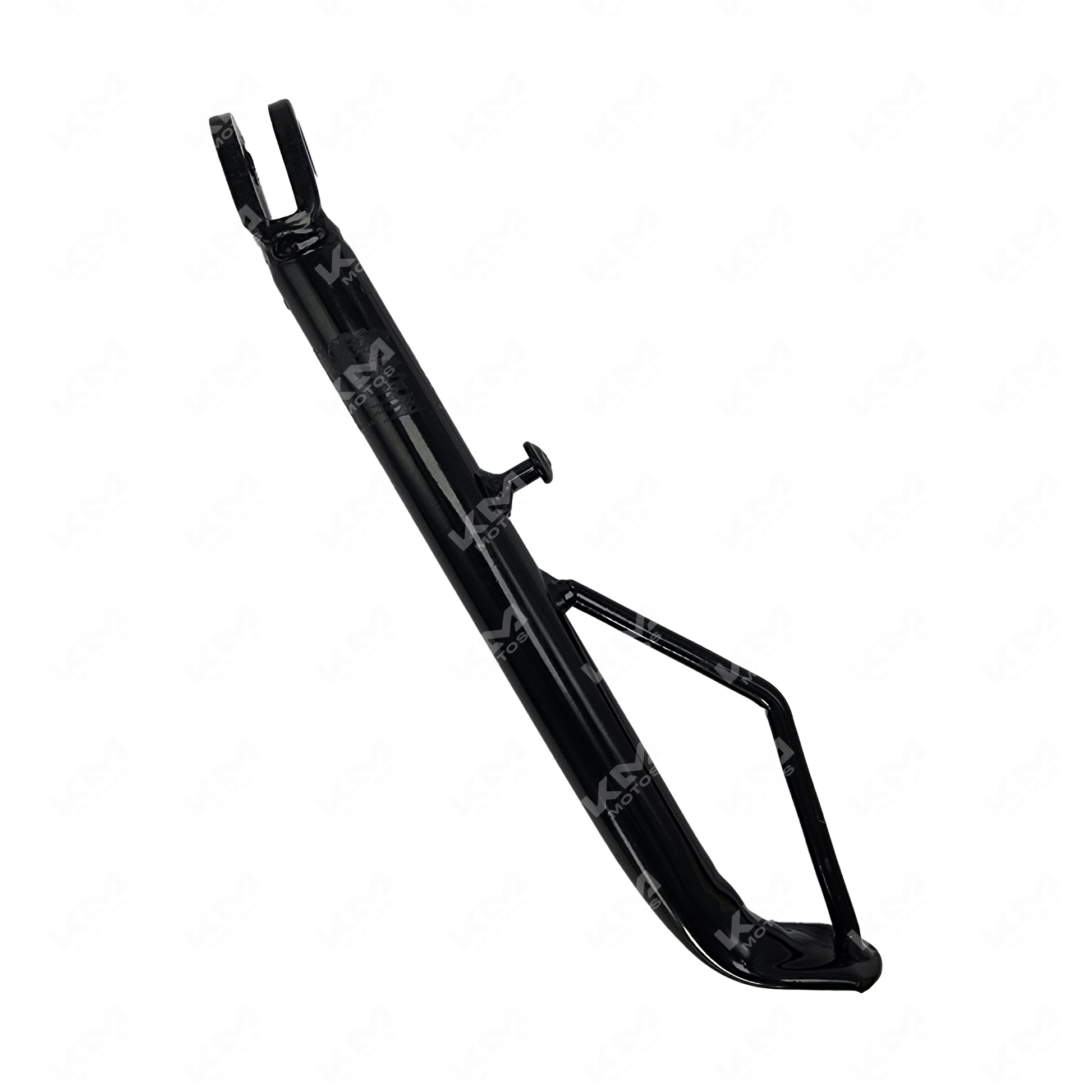 Pata lateral para YBR125 de la marca KM Motos, resistente y compatible con motocicletas Yamaha YBR125.