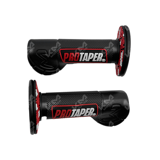 Manillar PEPES PROTAPER con descanso de mano negro para motocicleta KM Motos, resistente y ergonómico.