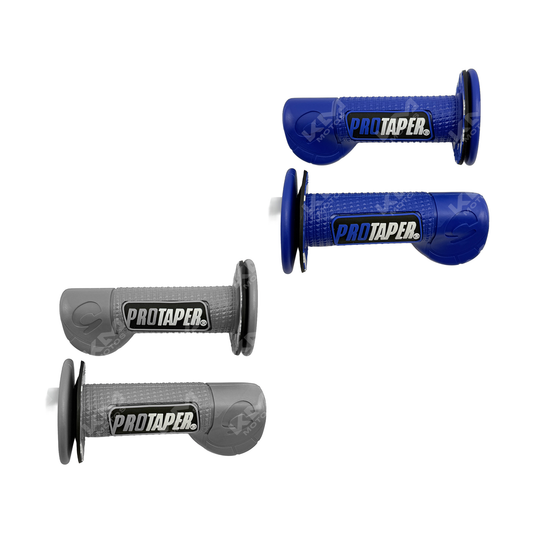 Manillar PEPES PROTAPER con descanso para manos en colores, compatible con motos KM Motos, en imagen colorido y resistente