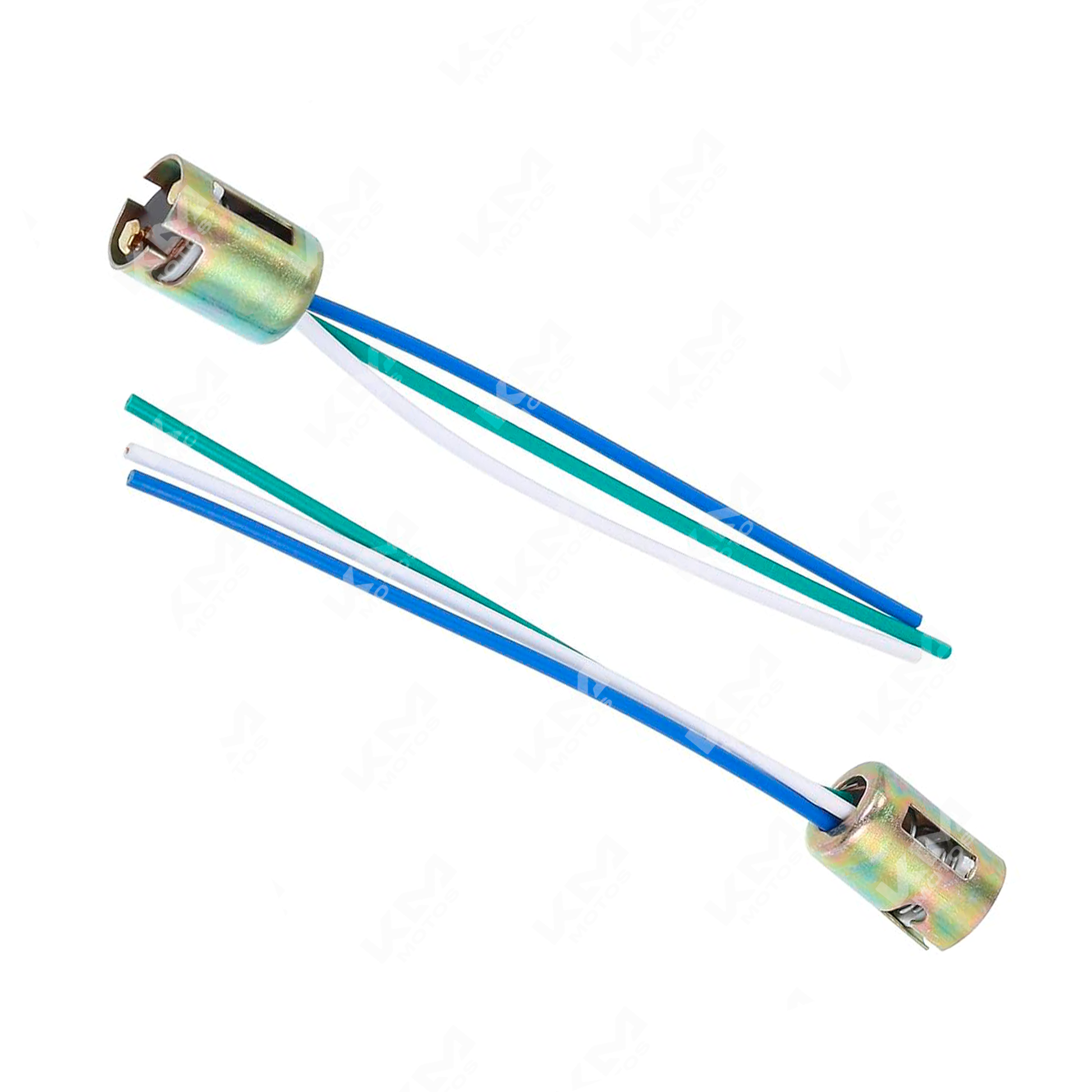 Socket de vías universal KM Motos, herramienta de mano para ajuste y reparación de motocicletas, en color plateado.