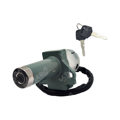 Interruptor de encendido KM Motos XM200, CGL125, RT180, GY-8 y XL200, vista del componente en la imagen.
