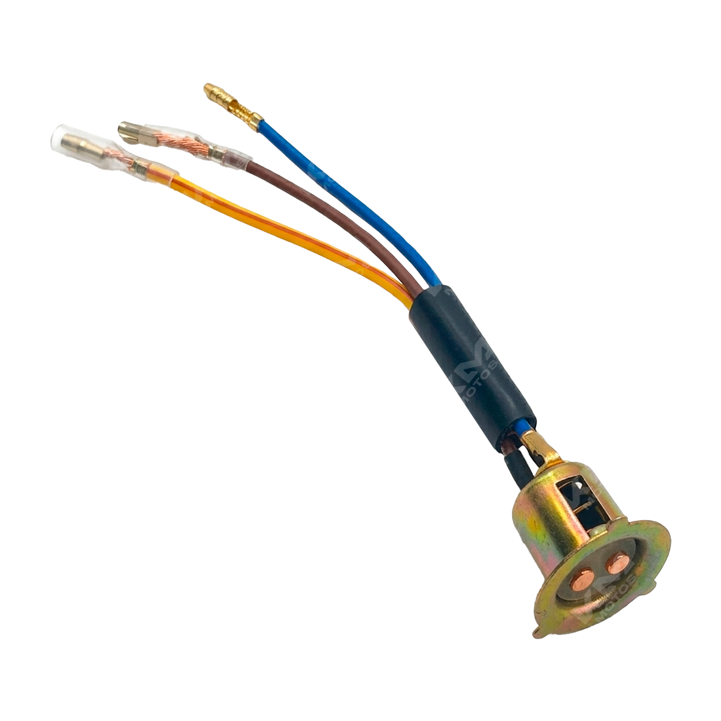 Llave de tubo de metal DM200 de KM Motos, resistente y duradera, con diseño compacto para trabajos mecánicos.