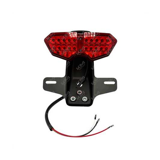 Imagen de una motocicleta KMMOTOS STOP XPRESS150 / AKT NKD150 completa en color rojo, vista lateral con detalles del diseño.