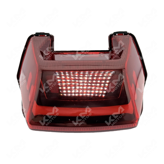 Faro LED de lujo para Honda Bross NXR125 y XR150L, marca KM Motos, con diseño moderno y luces brillantes.