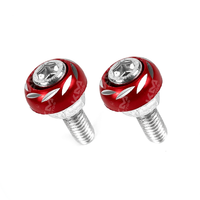 TORNILLOS DE LUJO PARA PLACA (PAR) COLORES