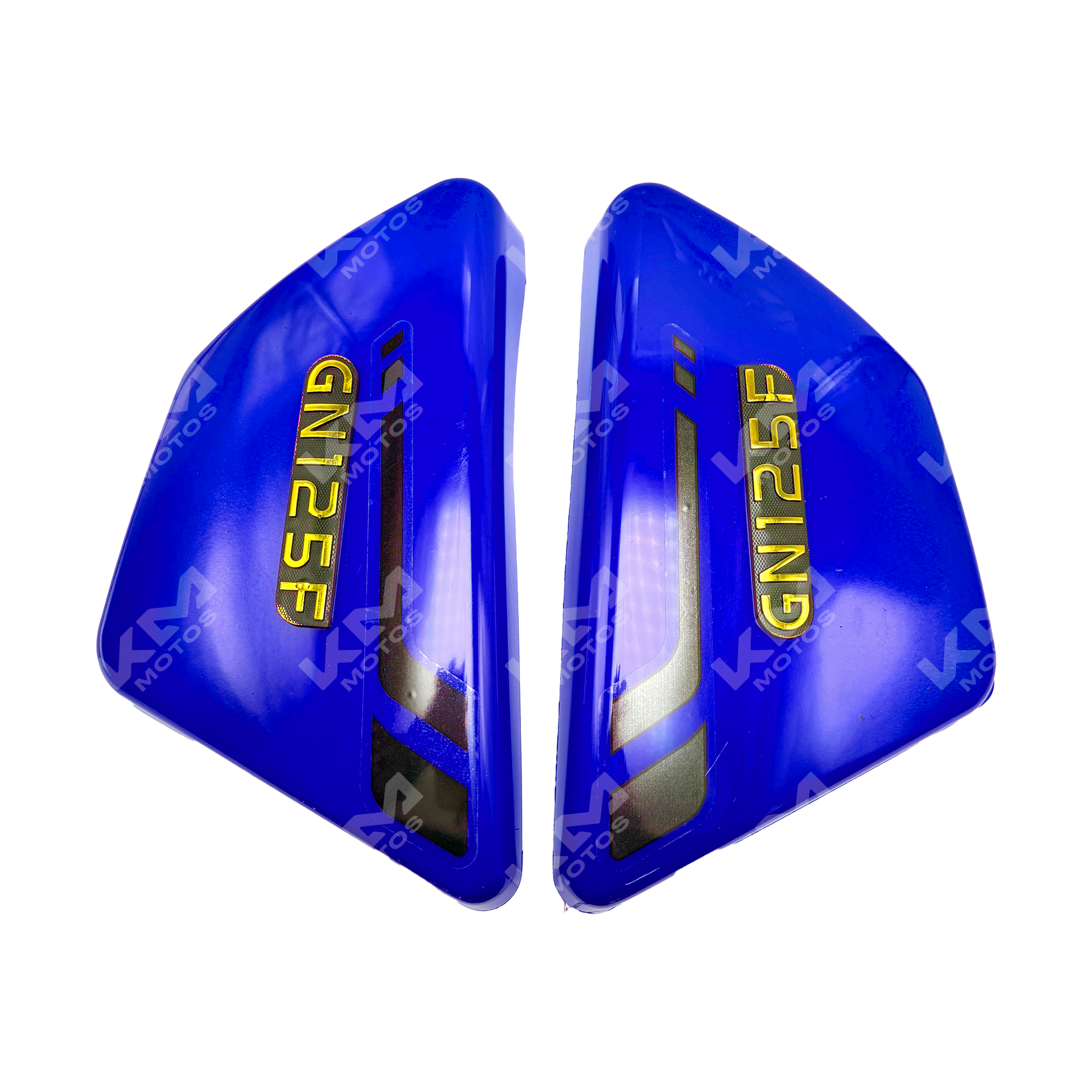 TAPADERAS LATERALES DE GN125 AZUL - KMMOTOSHN