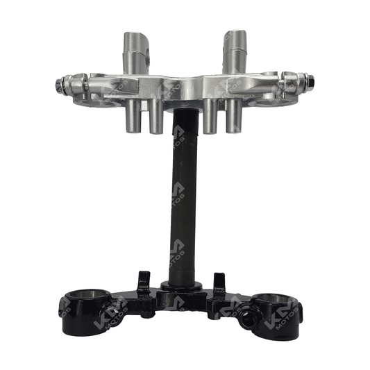 Telescopio completo KM Motos FT150/HJ125-2D/RT180 con estructura y accesorios visibles en la imagen.