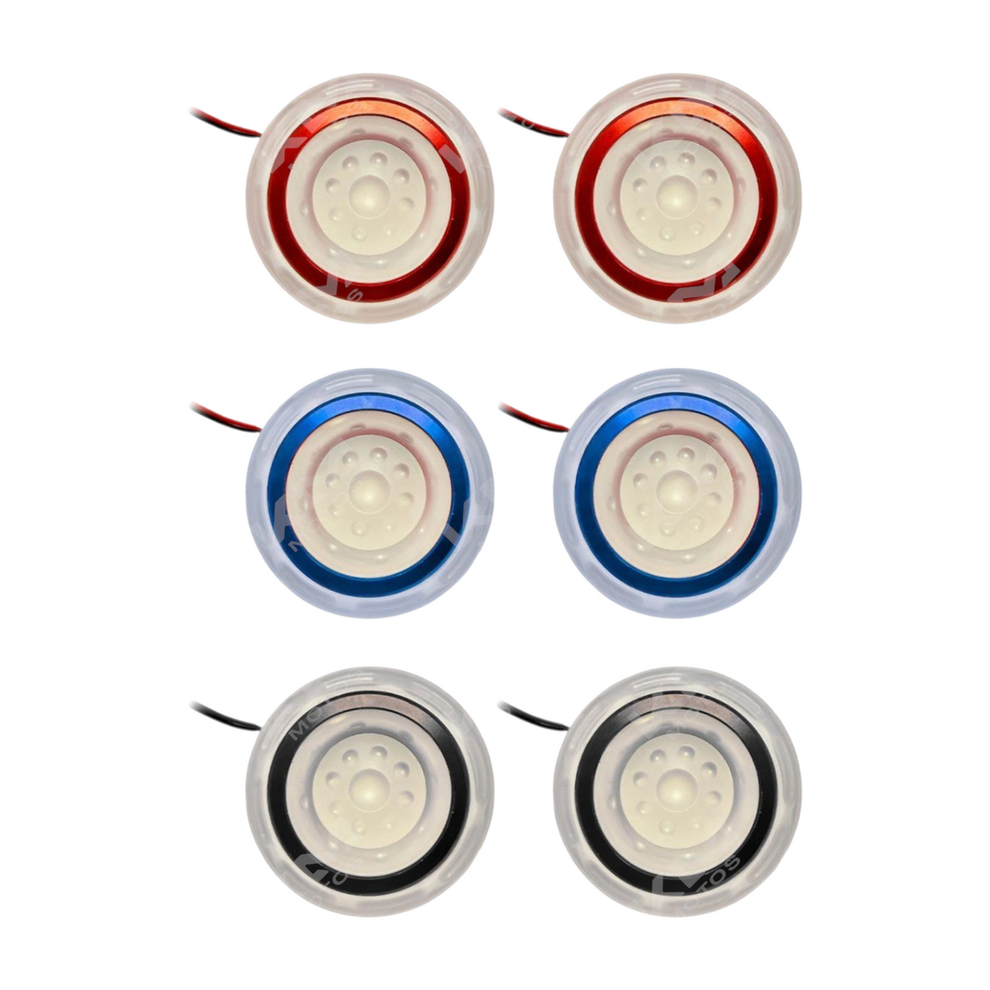 Protector de tuerca grande KMMOTOS con luz, cubre tuercas y mejora la seguridad y visibilidad en trabajos mecánicos.