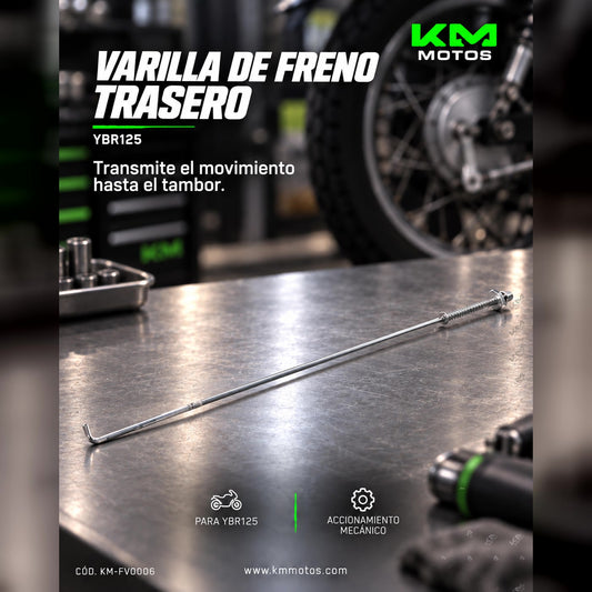 VARILLAS DE FRENO YBR125 — KM-FV0006 | KM Motos