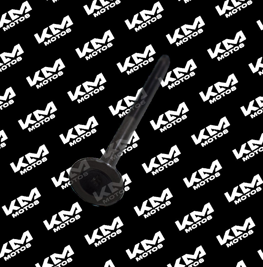 Válvulas de admisión y escape PS135 Pulsar Racing de la marca Senli, componentes para motor, vista de las válvulas en la imagen.