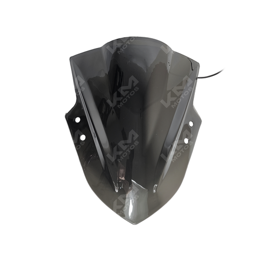 VISERA P/MOTO UNIVERSAL (CUPULA) KAWASAKI CON LED (NEGRA) - KMMOTOSHN