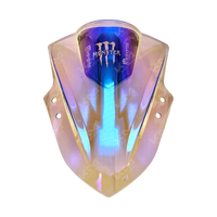 VISERA P/MOTO UNIVERSAL (CUPULA) MONSTER TORNASOL CON LED