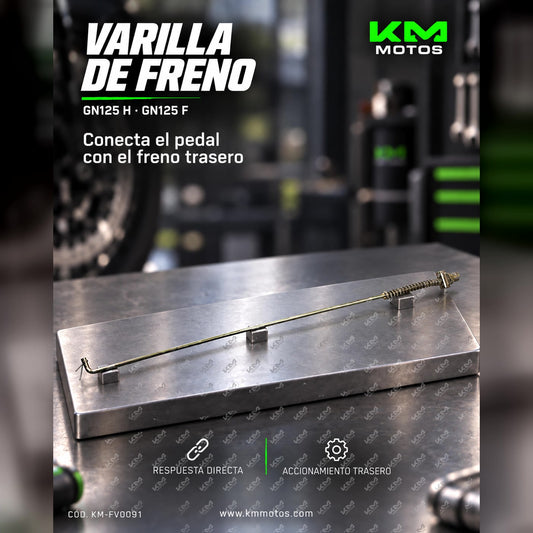 VARILLA DE FRENO GN125 H - F — KM-FV0091 | KM Motos