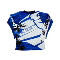 CAMISETA DEPORTIVA + DISENO THOR BLANCO, AZUL JD05 TALLA "L"