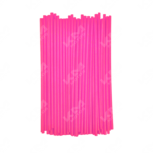 PAJILLAS PARA RAYOS 72PC (ROSADO) - KMMOTOSHN