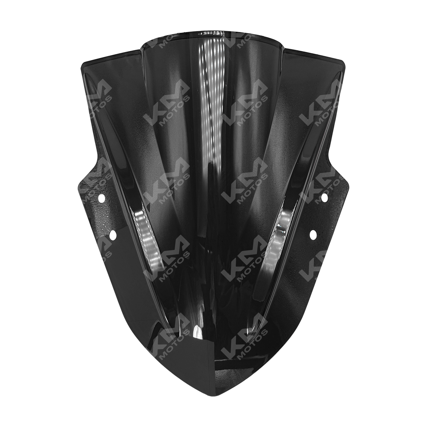 Visera negra universal para casco Kawasaki de la marca KM Motos, protección y estilo para motociclistas.