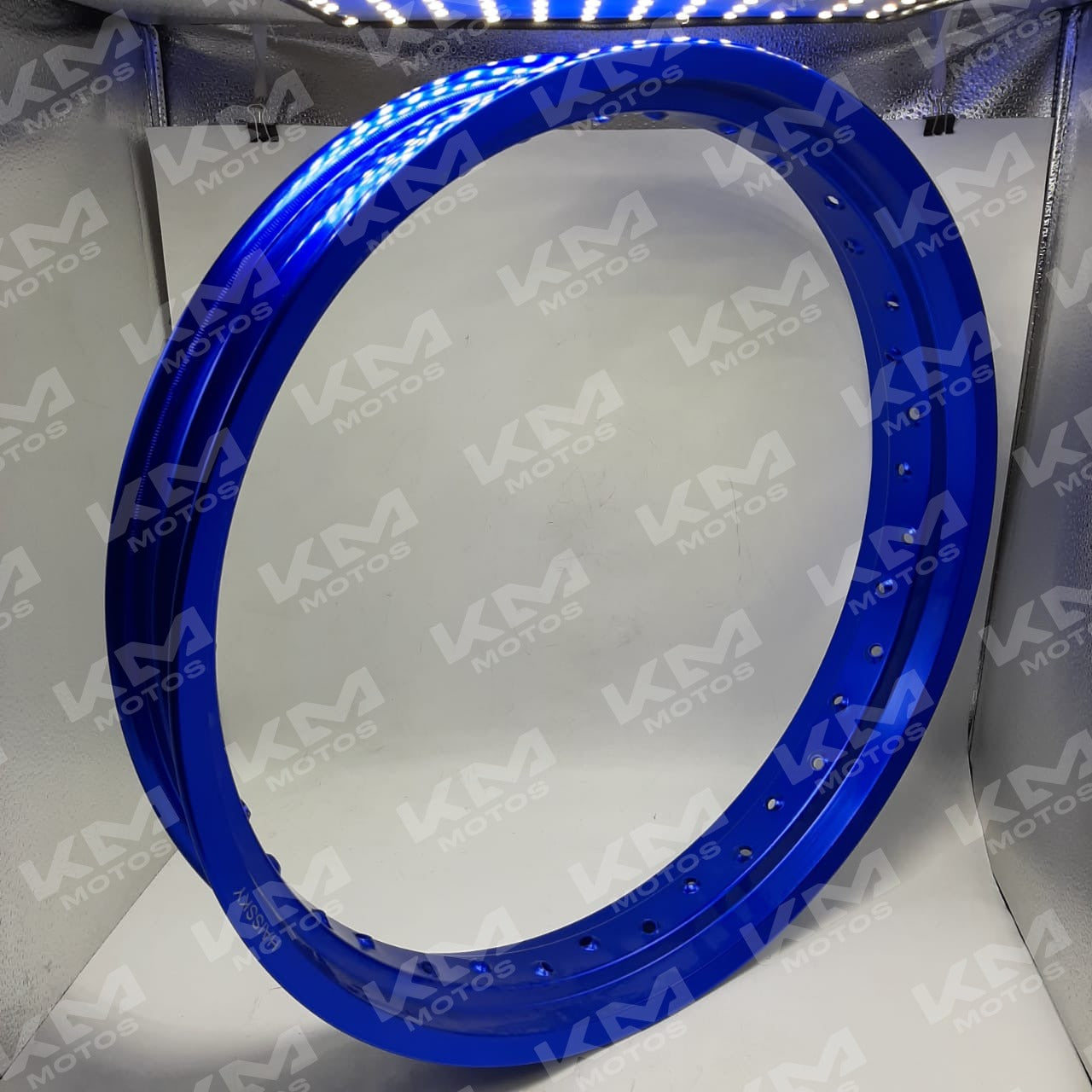 Aro 21 Aluminio Grueso Azul