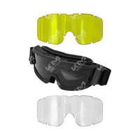 GAFAS PARA CASCO + ESPONJA YJ-709 VISERA INTERCAMBEABLE