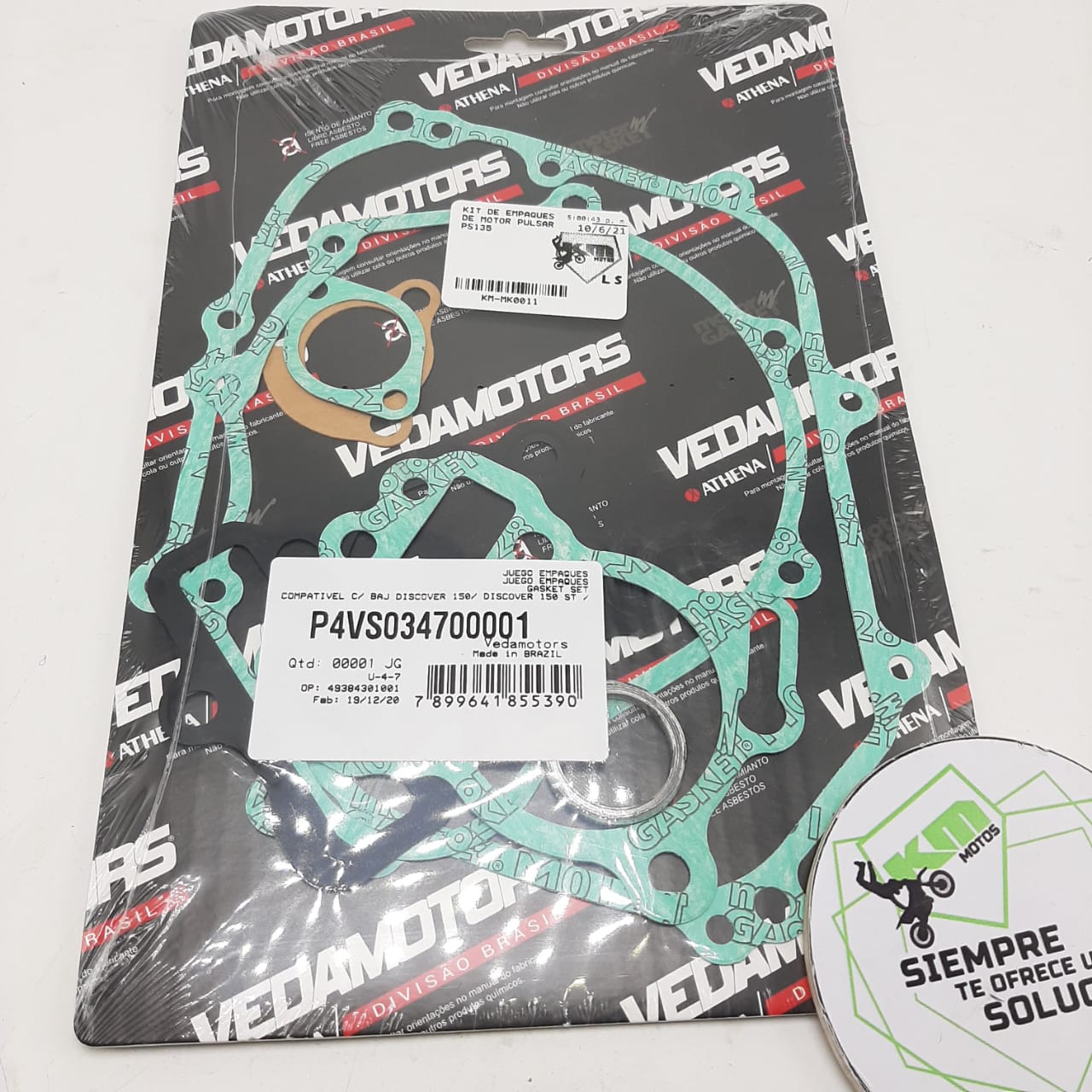 KIT DE EMPAQUES DE MOTOR PULSAR PS135