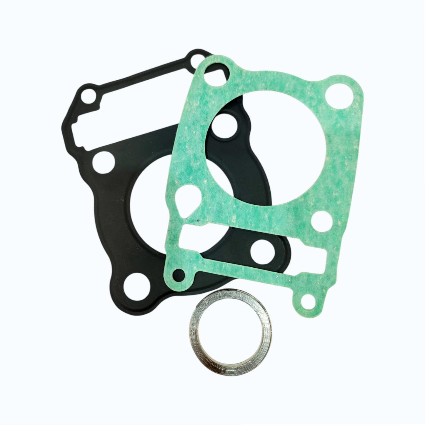 Kit de empaques Discover135 de KM Motos, conjunto de sellos y juntas para motores, en imagen de alta calidad.