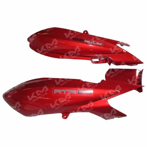 Cola roja Universal para motocicleta Apache RTR160, resistente y duradera, vista en la imagen.
