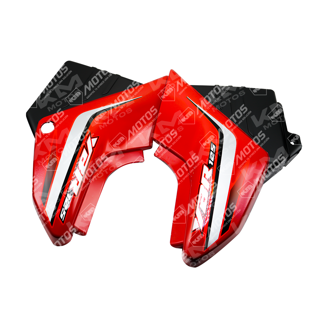 Tapaderas Laterales YBR125 (STICKER Nuevo)