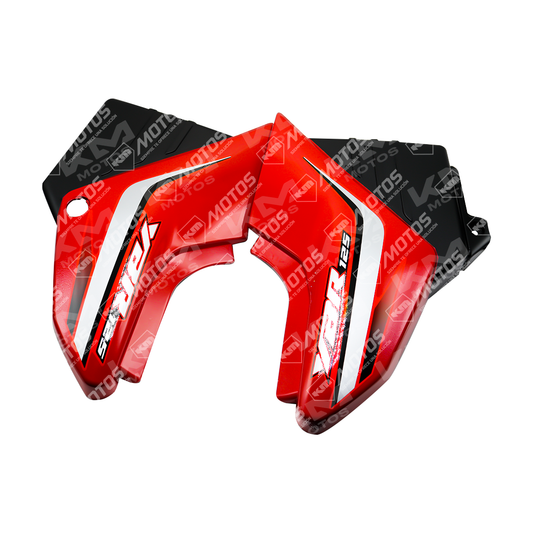 Tapaderas Laterales YBR125 (STICKER Nuevo)