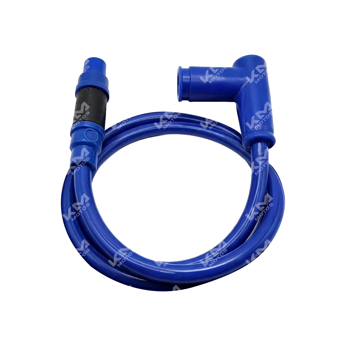 Cable de bujía de lujo KM Motos, resistente y duradero, con aislamiento de alta calidad para motos.