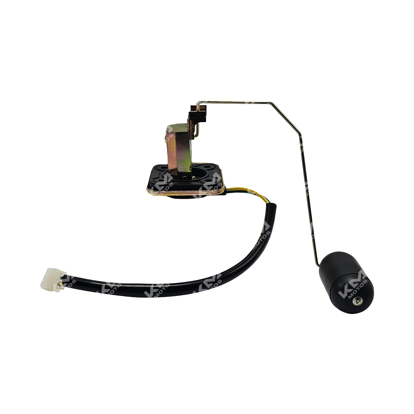 Repuesto de flotador de tanque para YBR125 de KM Motos, componente de gasolina con mecanismo de float en color negro