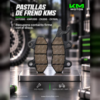 PASTILLA DE FRENO GXT200/KMF200/ZX200/ZX150L/