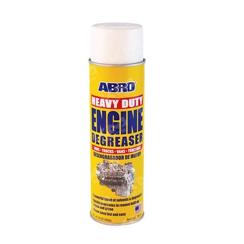 Aditivos Limpiador de Motor Abro de la marca Universal, botella con etiqueta y tapón, para limpiar motores en automóviles.