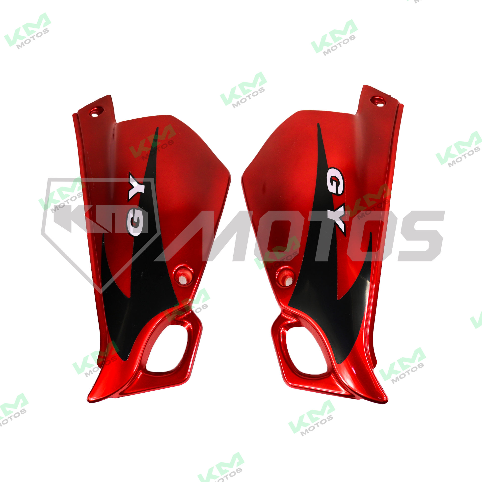 Tapadera lateral derecha GYA200 roja de la marca Universal, muestra detalles y acabado de la tapadera para equipo eléctrico.