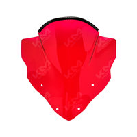 VISERA P/MOTO UNIVERSAL (CUPULA) RT 200 ROJO